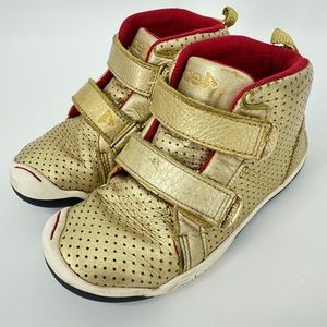 PLAE Gold Kids Shoes